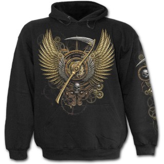 Sweat-shirt gothique homme avec squelette Steam Punk