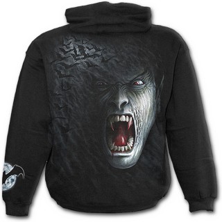 Sweat-shirt gothique homme avec vampire des ombres