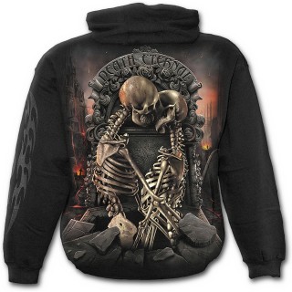 Sweat-shirt gothique homme  squelettes d'amoureux unis dans la mort