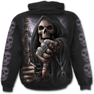 Sweat-shirt homme gothique avec La Mort "BOSS REAPER"