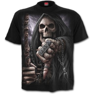 T-shirt homme gothique avec La Mort "BOSS REAPER"
