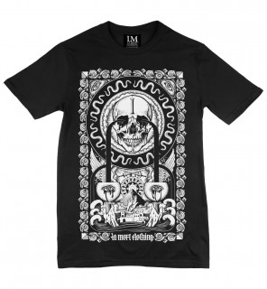 T-shirt homme gothique Rivers of Blood (BW/B) - LA Mort Clothing