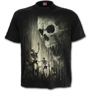 Tee-shirt homme  cranes de cire et squelette