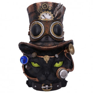 Tte dco Chat chapeaut steampunk