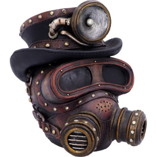 Tte dco steampunk  masque cuivr et chapeau - Nemesis Now