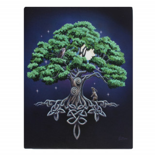 Toile canevas  arbre de vie - Lisa Parker (19x25cm)