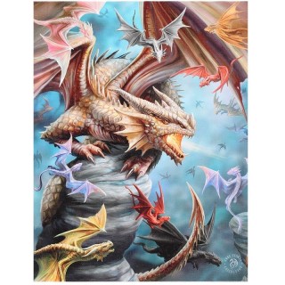 Toile canevas "Dragon clan" - Anne Stokes (19x25cm)