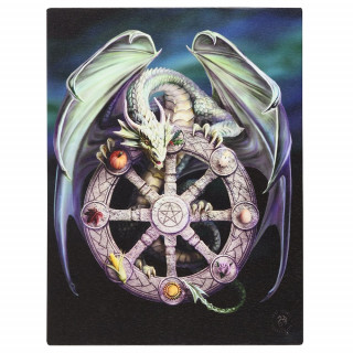 Toile canevas Roue de l'anne et dragon - Anne Stokes (19x25cm)