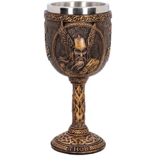 Verre  pied dieu Nordique Thor avec gobelet amovible  (17cm)